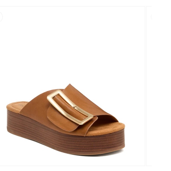 Dover Light Saddle Platform Sandals - Picture 2 of 7